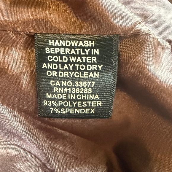 Vintage Fringe Faux Suede Brown Jacket Size L - Picture 13 of 14